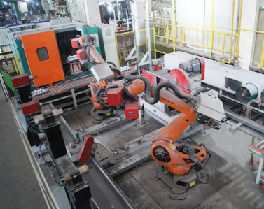 太仓机器人自动清理生产线