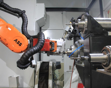 Robot Automatic Workpiece -guided deburring
