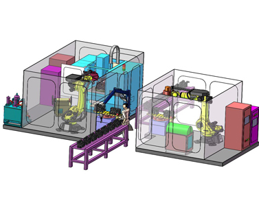 Robot Automatic Casting Grinding & Cleaning Line